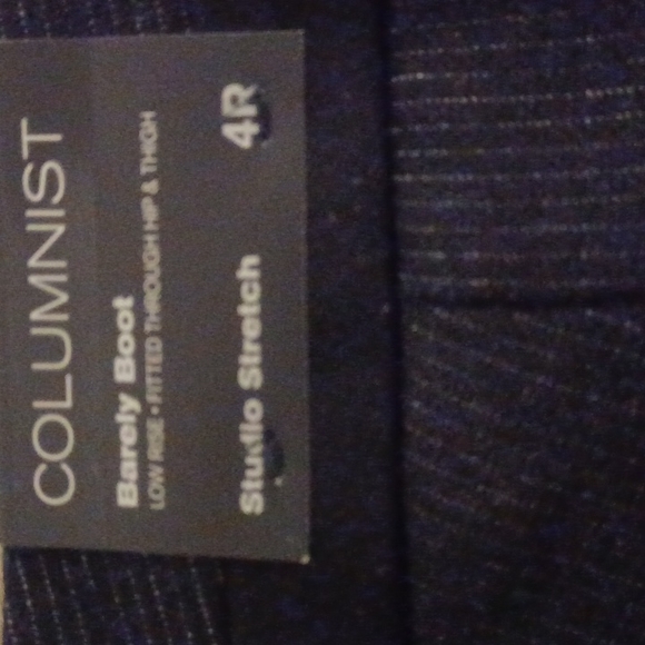 Express Columnist Barely Boot pinstripes with front and back pockets - Picture 3 of 6